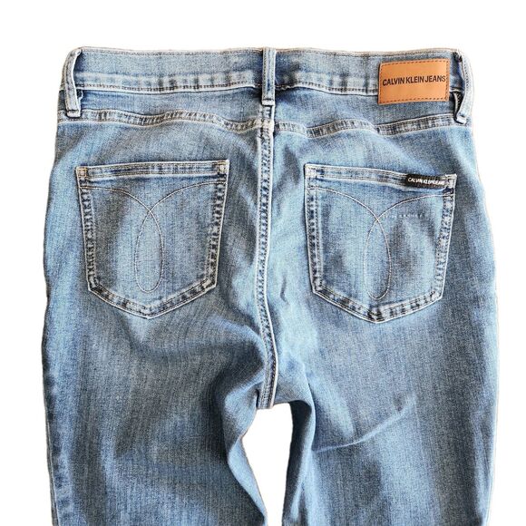 Calvin Klein‎ Jeans Womens 10 High Rise Skinny Sustainable Preppy Classic Casual - Picture 4 of 13